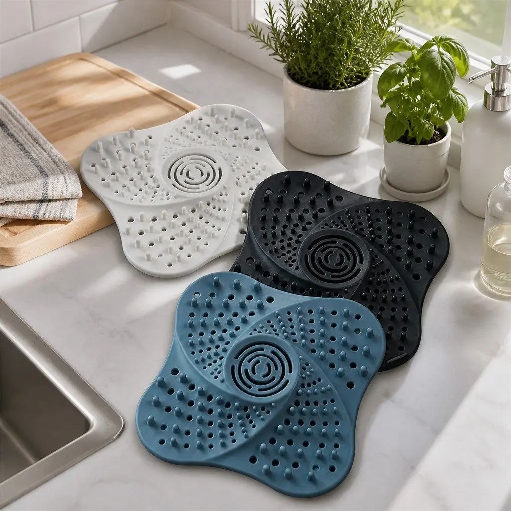 Silicone Drain Cover Anti Blocking Odor Proof 13cm Kitchen Sink Toilet Filter