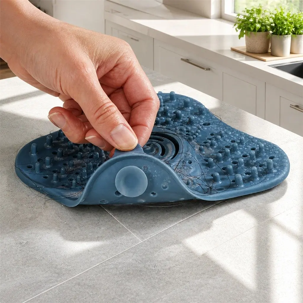 Silicone Drain Cover Anti Blocking Odor Proof 13cm Kitchen Sink Toilet Filter