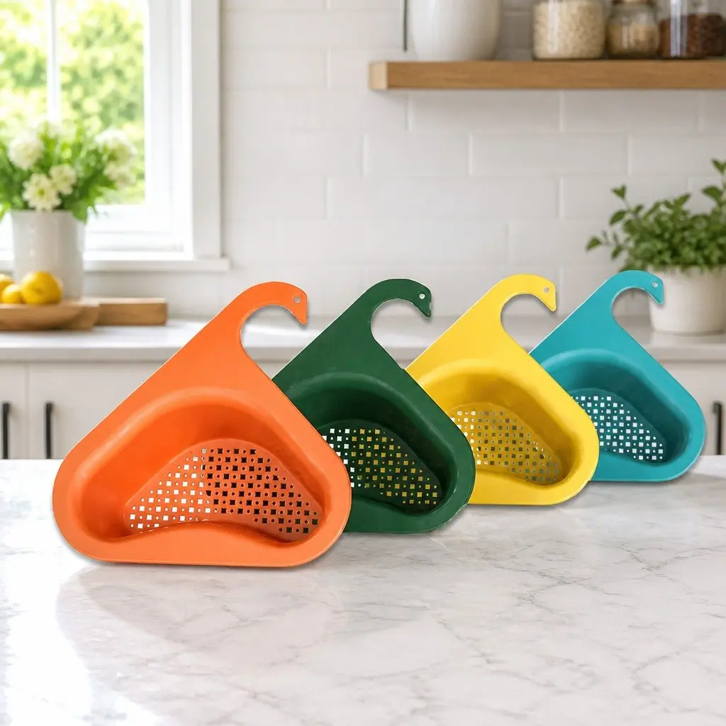 Non-Perforated Fruit Vegetable Basket Drainage Dang Type Dry Wet Separation