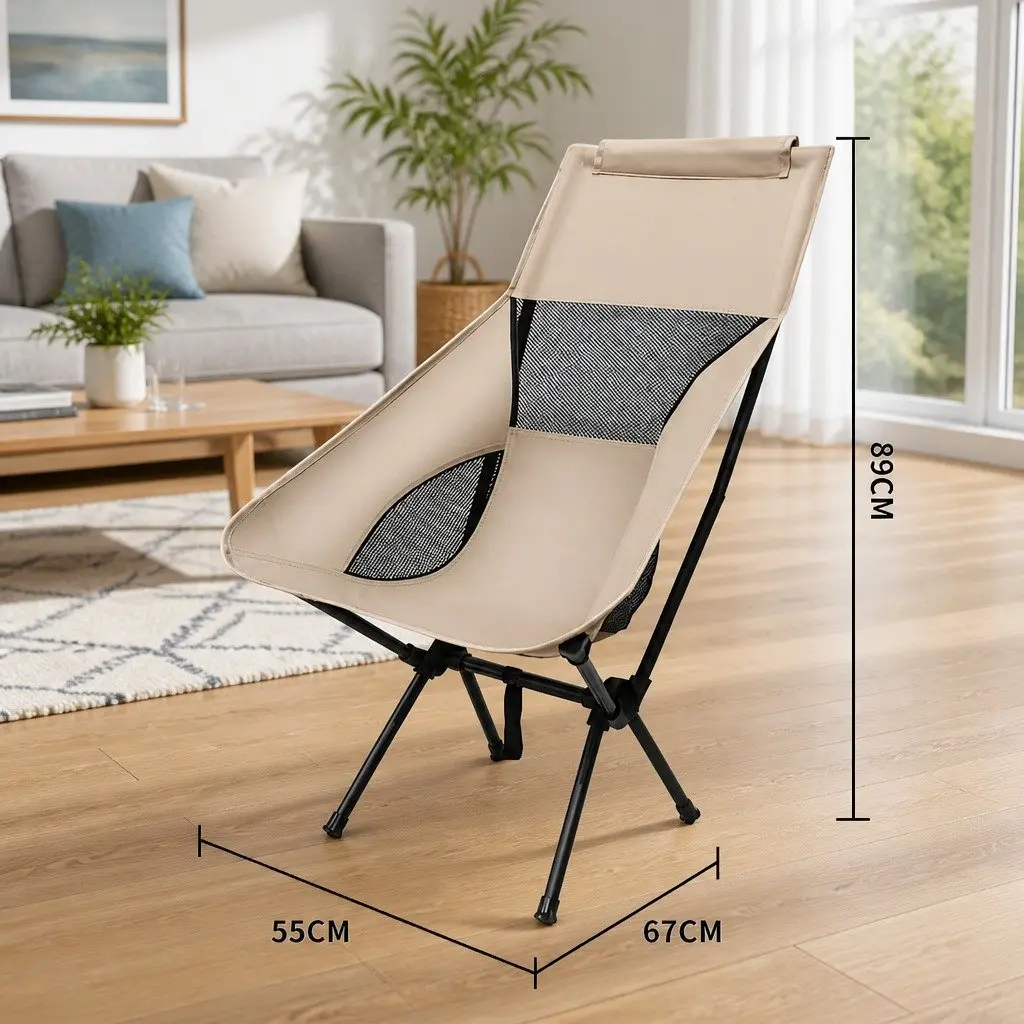 Portable Moon Chair for Outdoor Relaxation