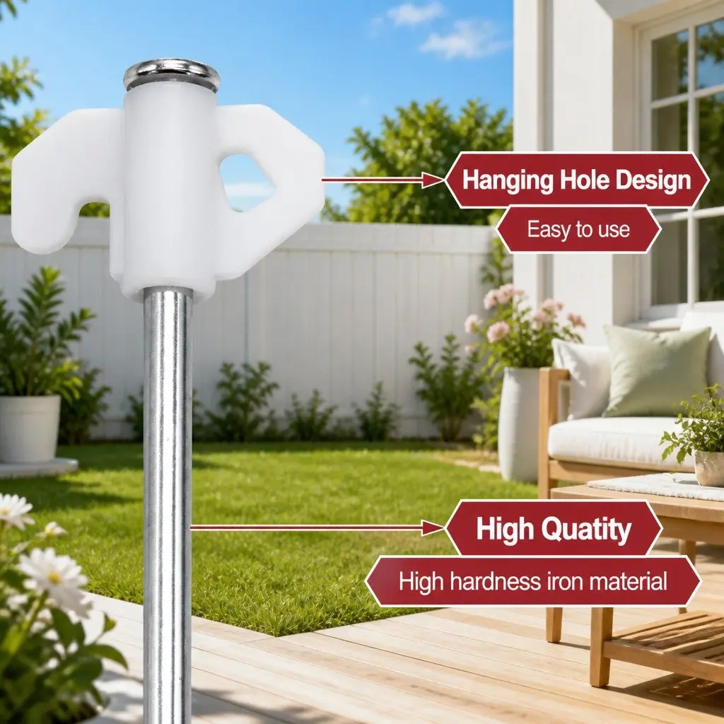 Camping Tent Pegs Windproof Reinforced Steel Luminous 20cm
