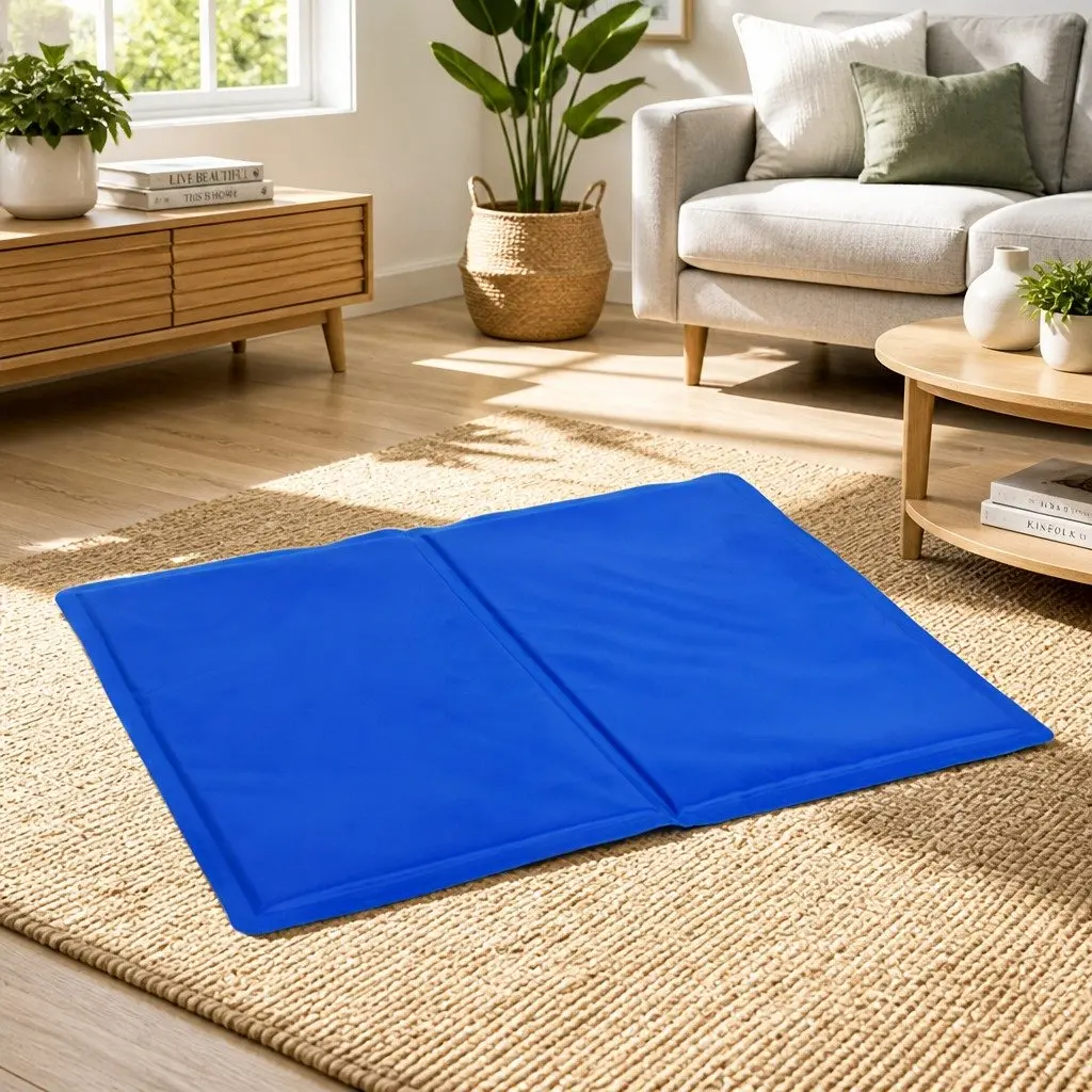 Pet Cooling Cushion Ice Mat Dog Cat Summer Comfort Pad XXL Multifunctional