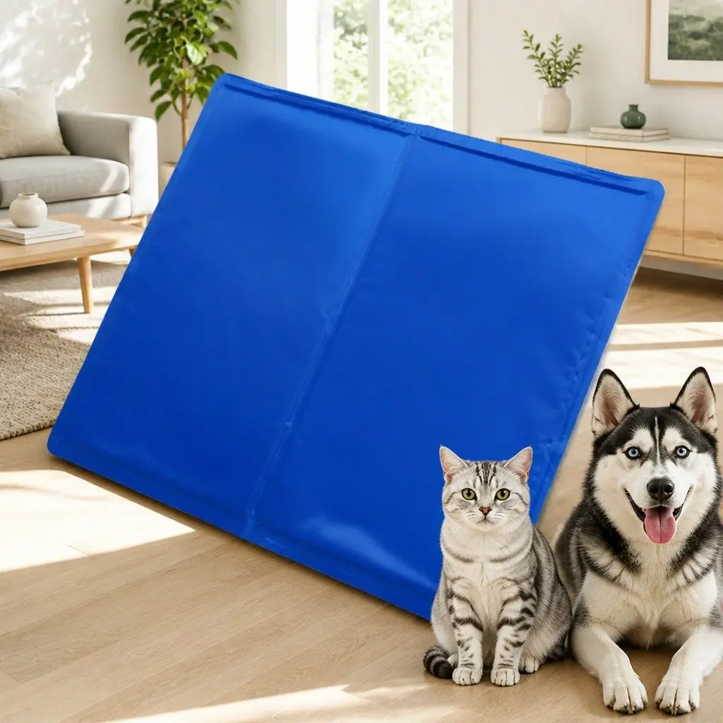 Pet Cooling Cushion Ice Mat Dog Cat Summer Comfort Pad XXL Multifunctional