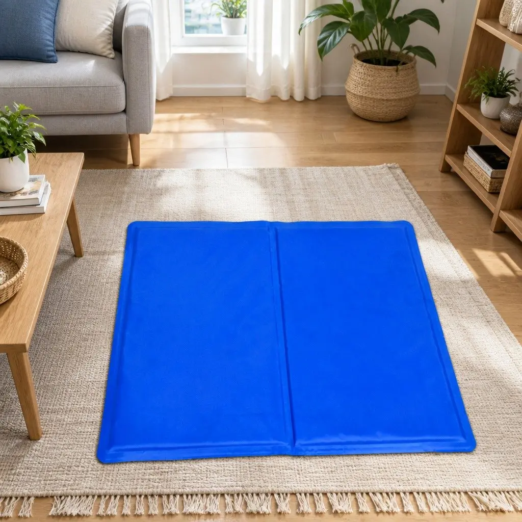Pet Cooling Cushion Ice Mat Dog Cat Summer Comfort Pad XXL Multifunctional