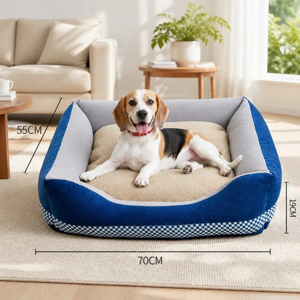 Dog Bed Soft Nest Cushion Washable Large