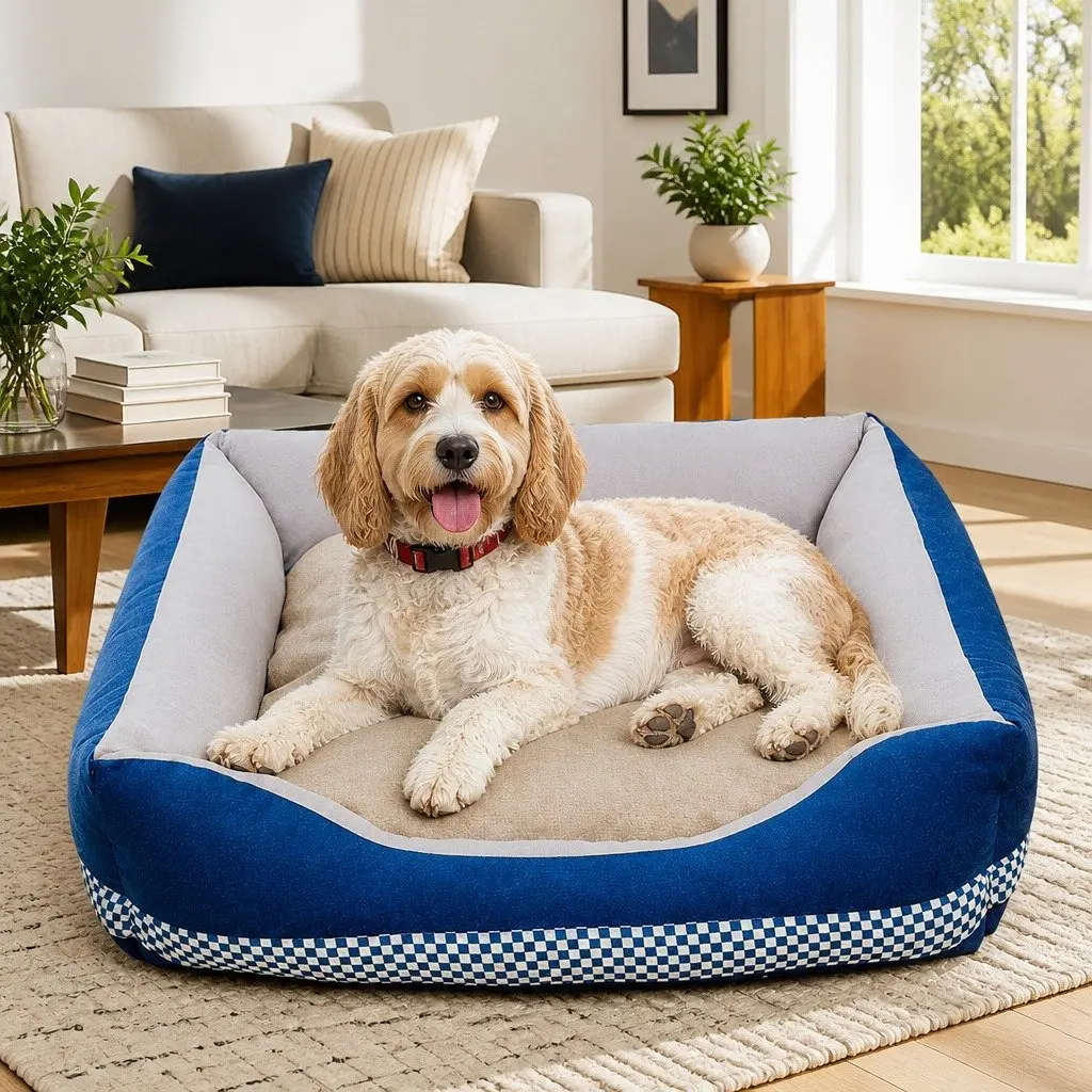 Dog Bed Soft Nest Cushion Washable Large