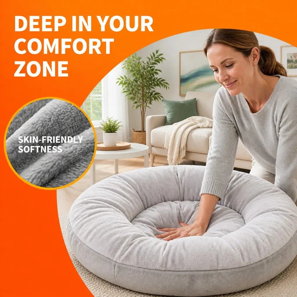 Pet Dog Bed with Removable Inner Cushion Zipper Design Universal Four Seasons