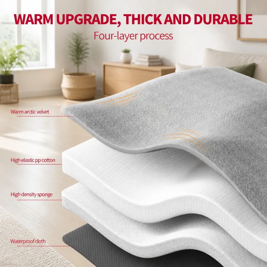 Dog Bed Soft Warm Mat Removable Washable XL