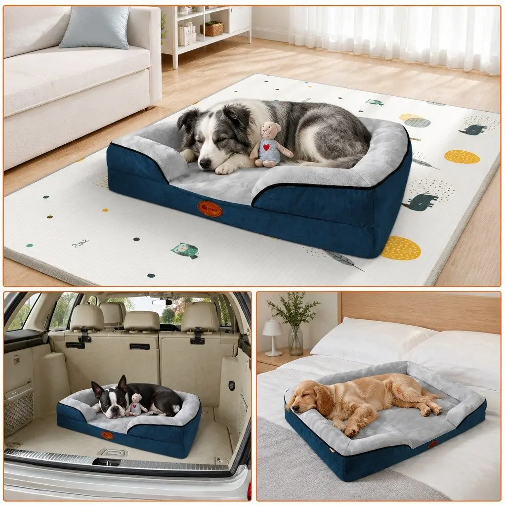 Large Dog Bed Sofa Thickened Sponge Cushion XL Size