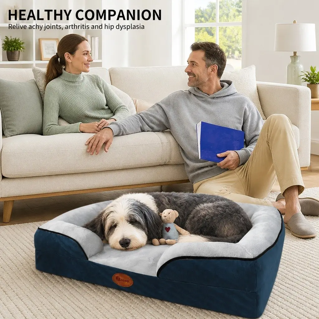 Large Dog Bed Sofa Thickened Sponge Cushion XL Size