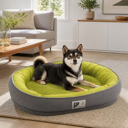 Friendly Oval Pet Bed for Dogs and Cats - Perfect for Your Pet