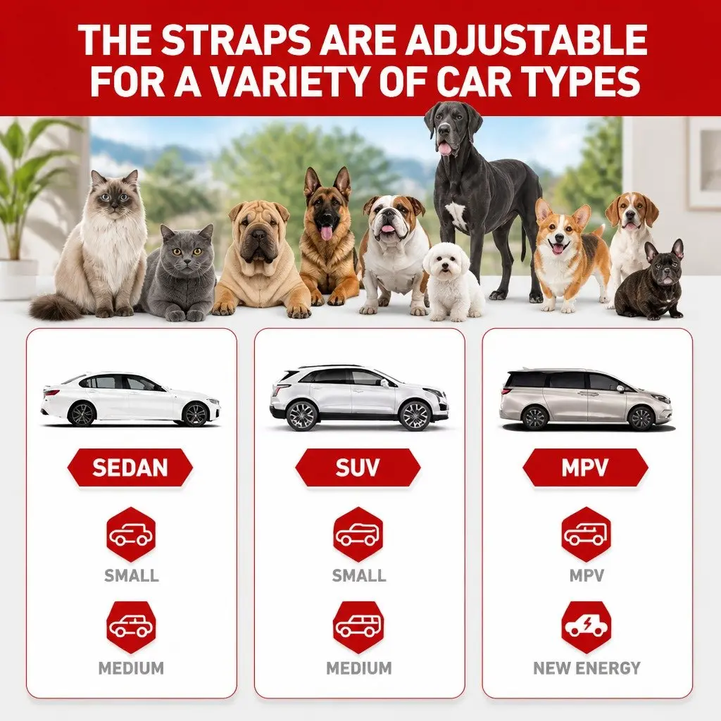 Pet Car Seat Cover Waterproof Nonslip Back Seat Protector Mat 155x105x35cm