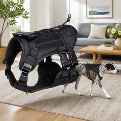 Your Comfortable Dog Vest with Poop Bag Set in Black