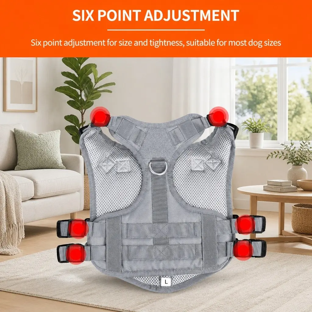 Dog Harness Breathable Mesh Vest Large