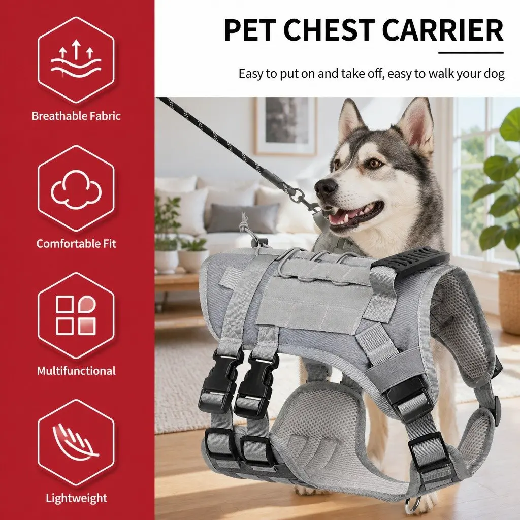 Dog Harness Breathable Mesh Vest Large