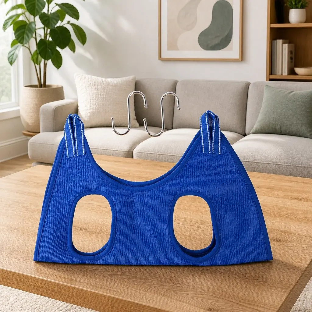 Pet Grooming Hammock for Small Medium Pets Breathable Cloth 60cmX47cmX13cm