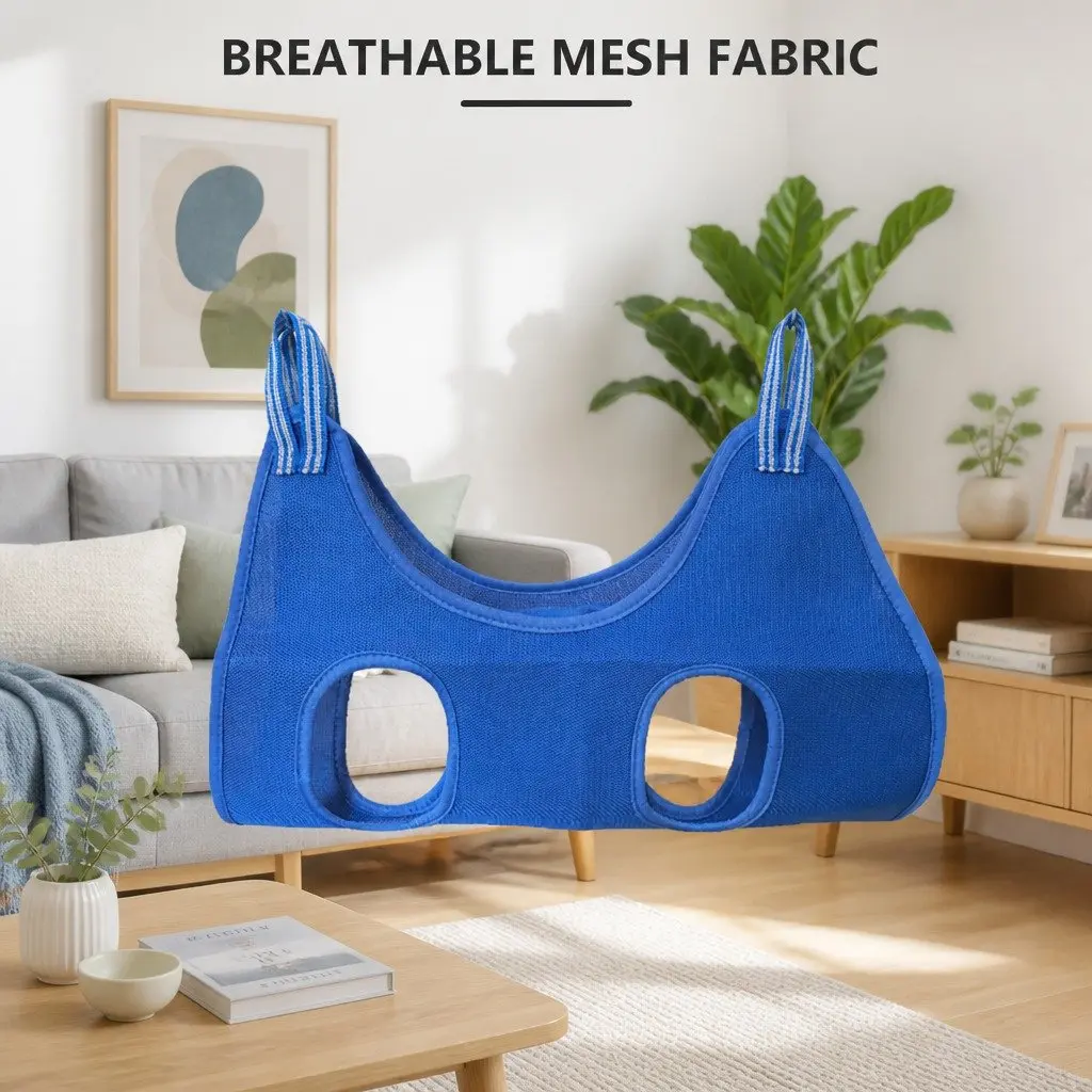 Pet Grooming Hammock for Small Medium Pets Breathable Cloth 60cmX47cmX13cm