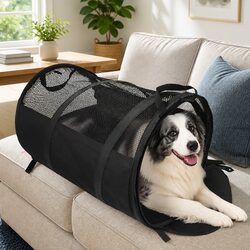 Portable Foldable Pet Carrier Travel Bag Cats Dogs Car Transport Kennel House