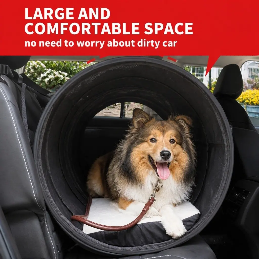 Pet Carrier Travel Bag Foldable Breathable Large 123x58x58cm