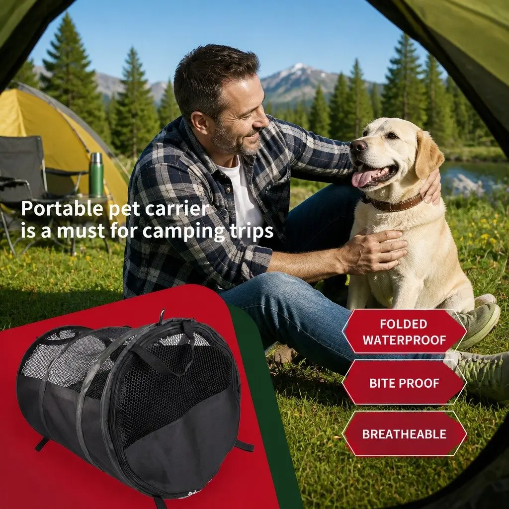 Foldable Pet Carrier Bag Portable Cat Dog Travel Transport Car Seat