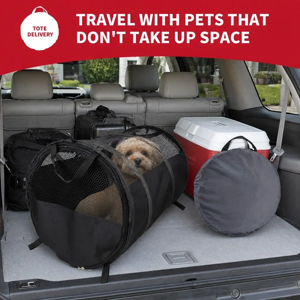 Pet Carrier Bag for Cats Dogs Portable Travel Shoulder Bag Gray