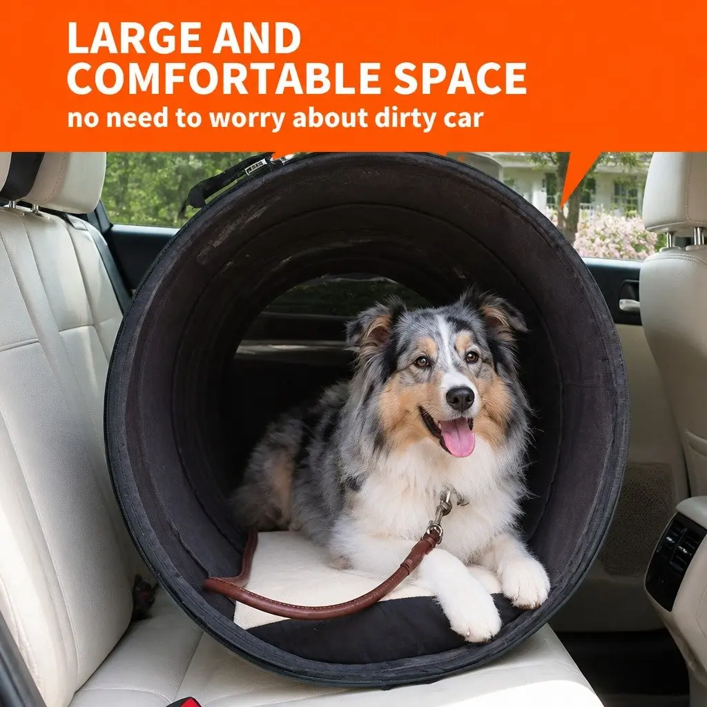 Pet Carrier Bag for Cats Dogs Portable Travel Shoulder Bag Gray
