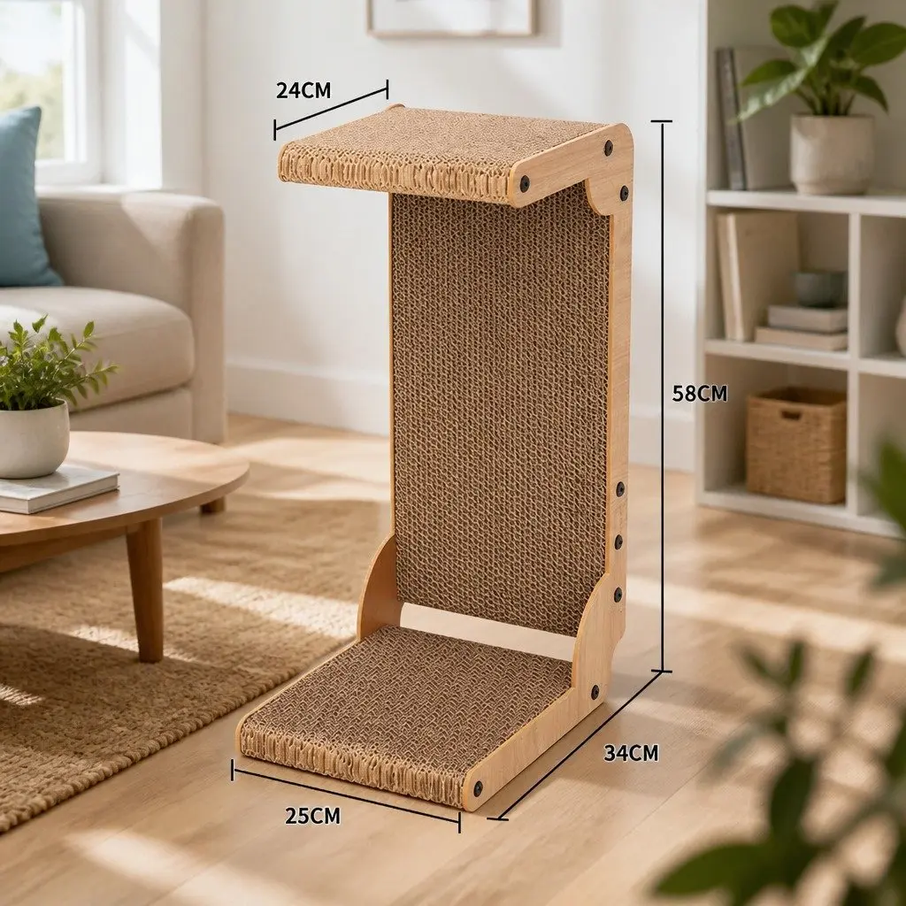 Cat Scratch Board Vertical Furniture Scratcher Large C 25x34x58cm