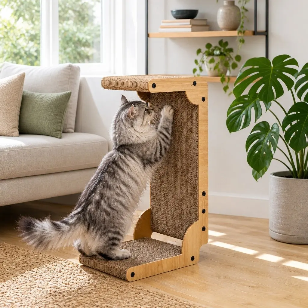 Cat Scratch Board Vertical Furniture Scratcher Large C 25x34x58cm
