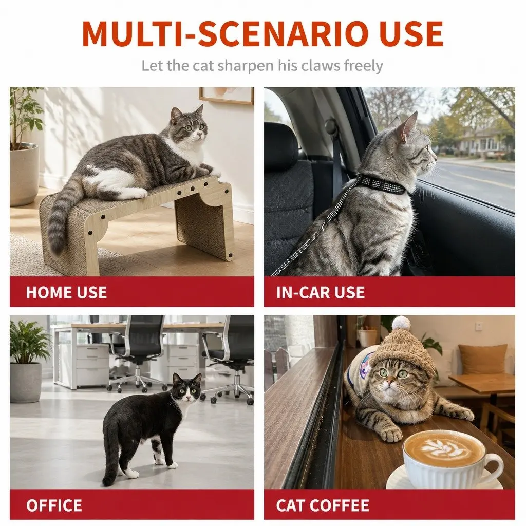 Cat Scratch Board Vertical Furniture Scratcher Large C 25x34x58cm