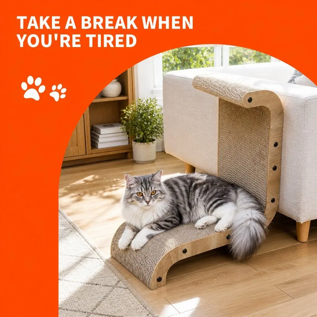Cat Scratch Board Vertical Durable 44.5x25x51cm