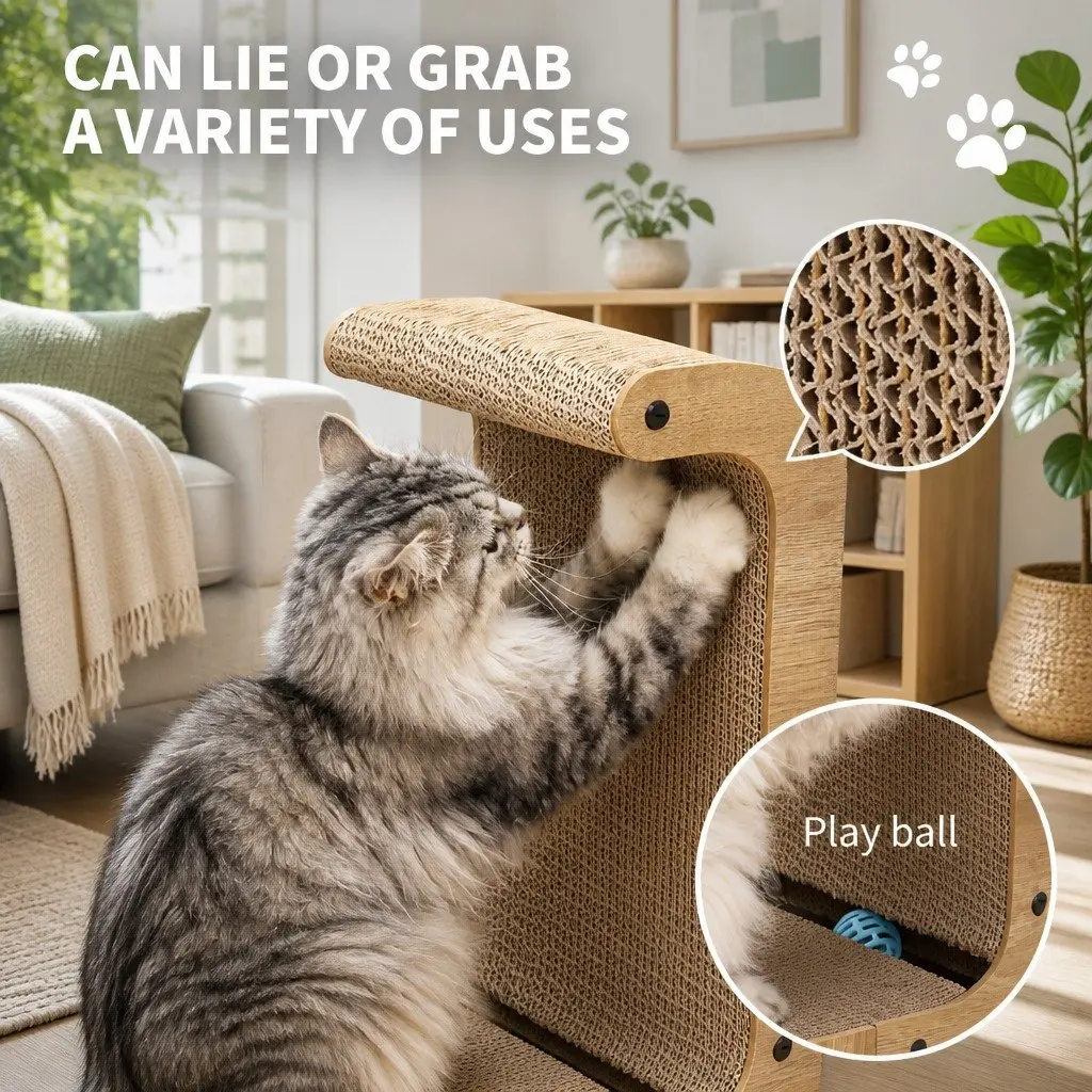 Cat Scratch Board Vertical Durable 44.5x25x51cm