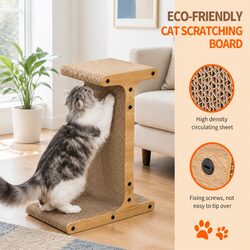 Friendly T-Jump Stand Cat Scratch Board for Your Cat