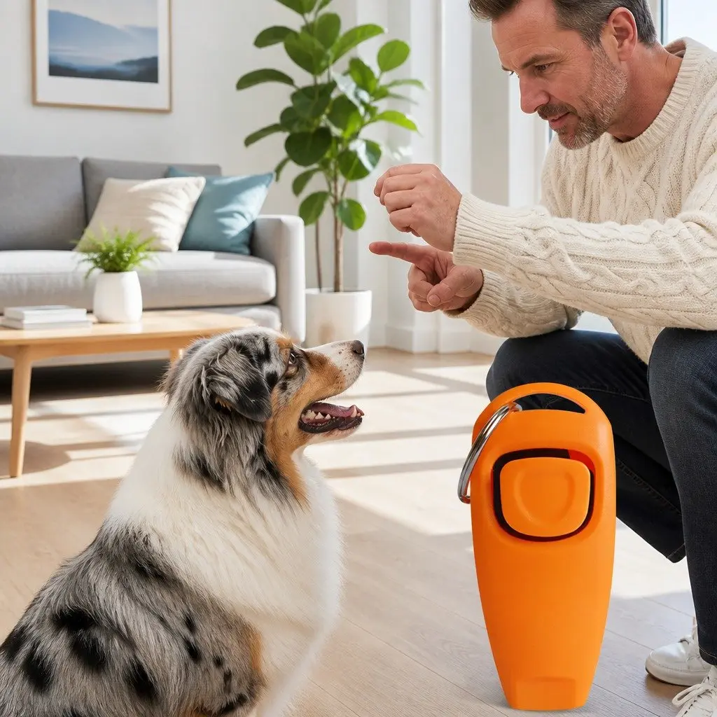 Dog Training Whistle Two-in-One Training Marker 7.5cm
