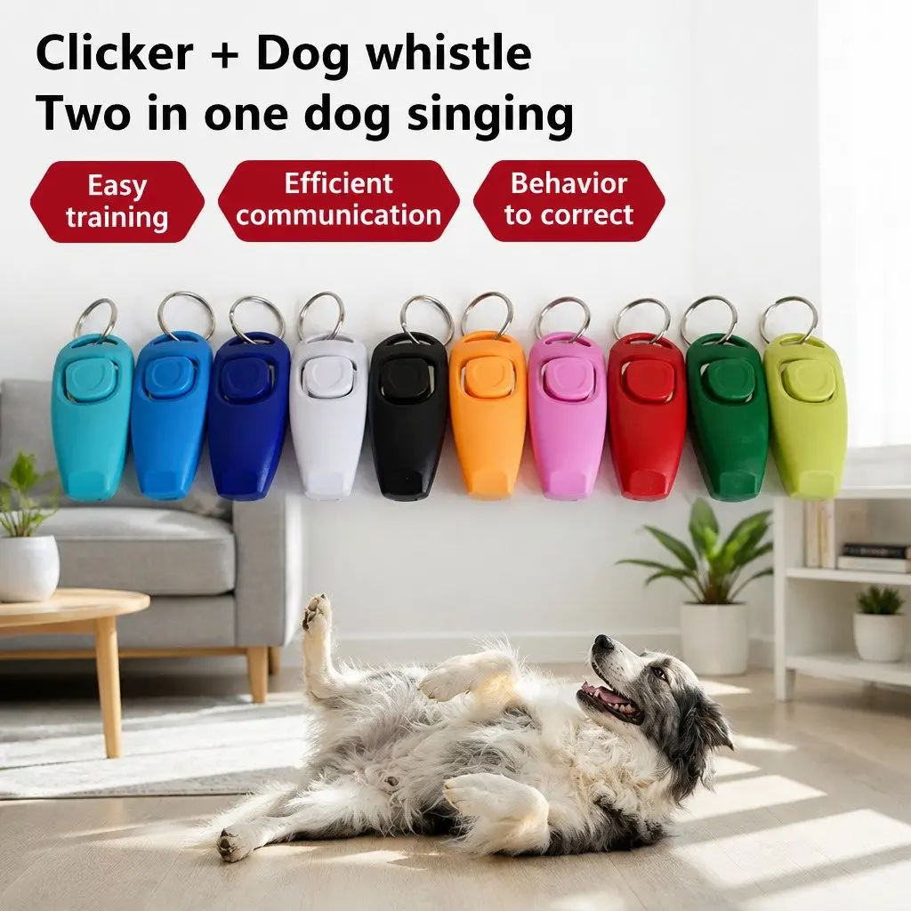 Dog Training Whistle Two-in-One Training Marker 7.5cm
