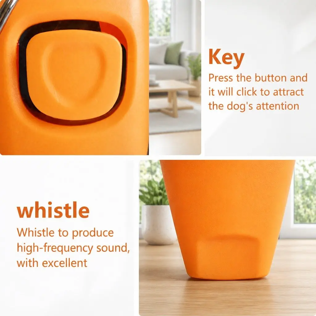 Dog Training Whistle Two-in-One Training Marker 7.5cm