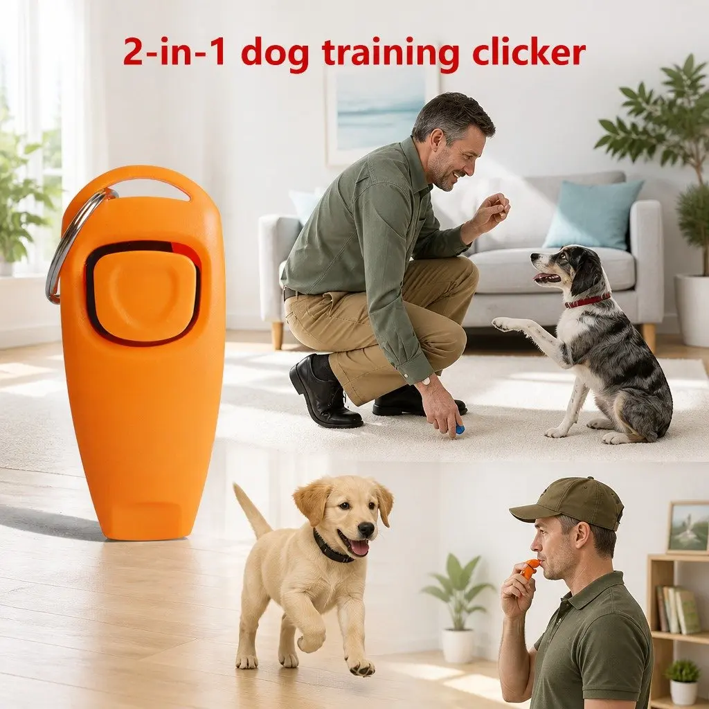 Dog Training Whistle Two-in-One Training Marker 7.5cm