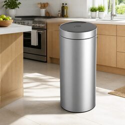 40L Automatic Sensing Kitchen Trash Can Touchless Stainless Steel Waste Bin