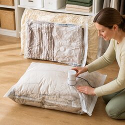 Vacuum Compression Storage Bag Clothing Quilt Finishing Household Organiser M