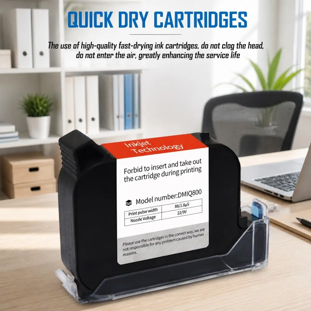 Portable Handheld Smart Date Coder Inkjet Printer Machine Large Font Coding