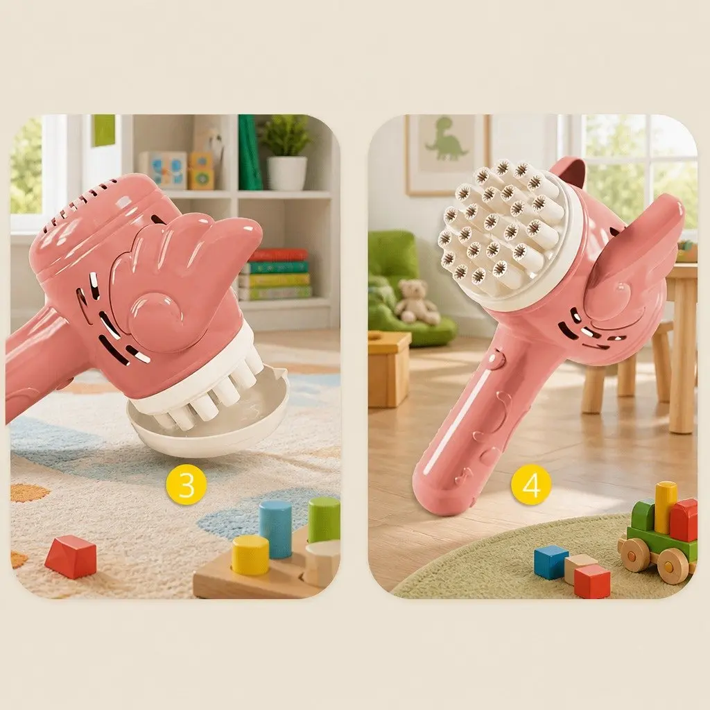 Electric Bubble Machine Gun 23-Hole Gatling Toy Kids Outdoor Indoor Bubble Maker