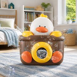 Electric Bubble Machine Hand-Held Automatic Blower Toy for Kids Children Baby