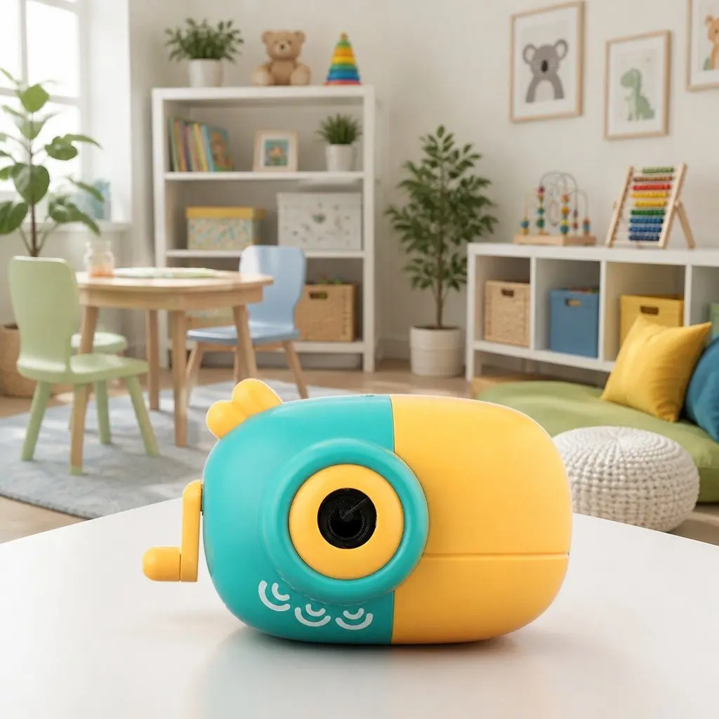 Electric Bubble Machine Handheld Toy Lightweight Portable ABS 16.3cm X 15.3cm X 9.3cm