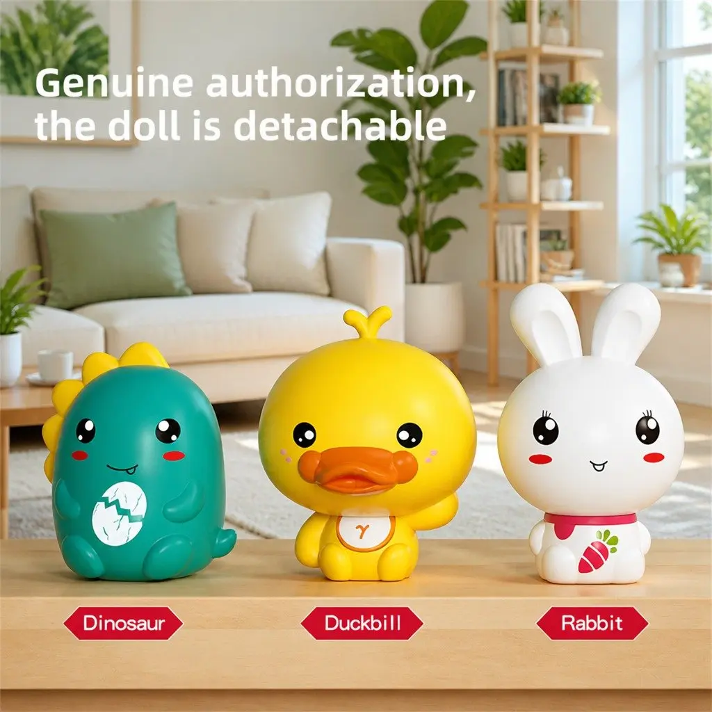 Bubble Toy Automatic Soap Machine 69-Hole Yellow Duck Cartoon 24x14.8x24cm