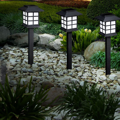 Emitto 6x LED Solar Power Garden Lights Landscape Path Lawn Yard Lamp Outdoor